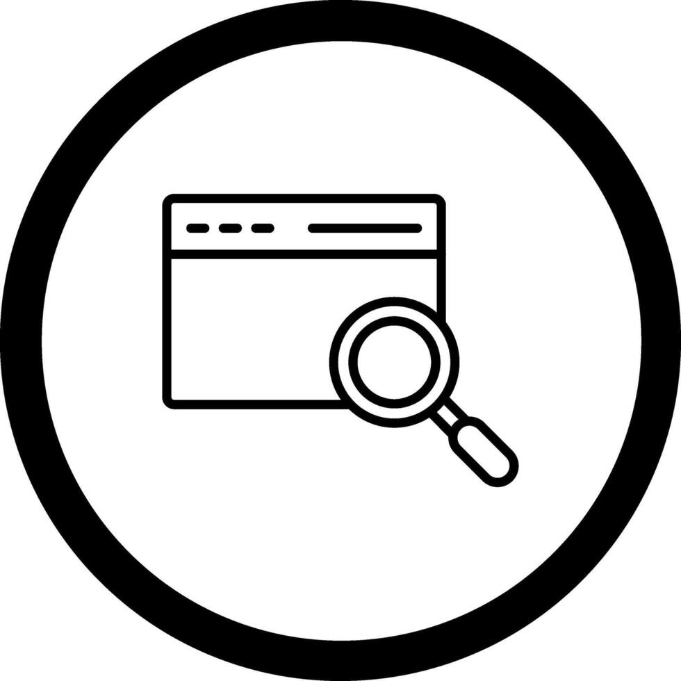 Browser Vivid Application UI Element vector