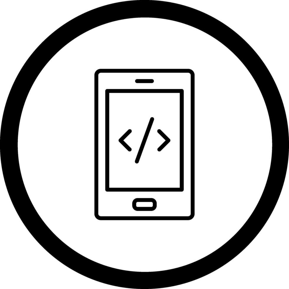 Code Responsive App UI Shape vector