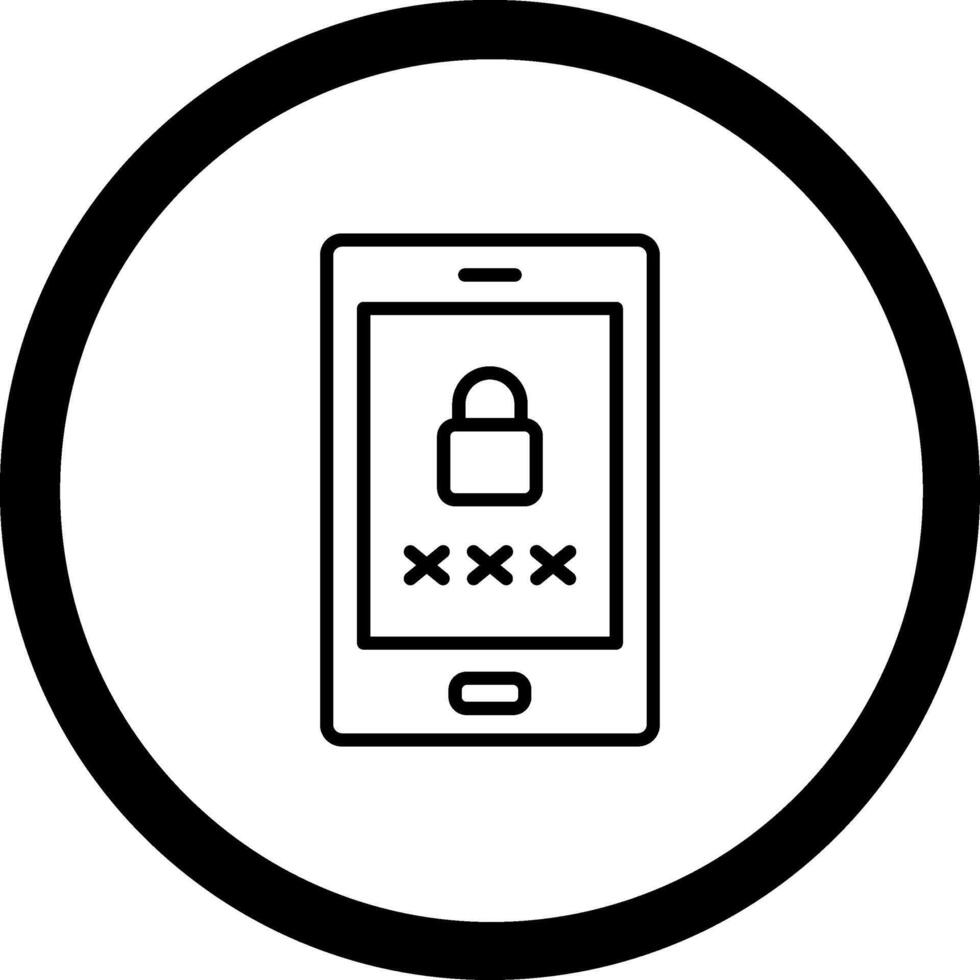 seguridad código resumido marco gráfico objeto vector