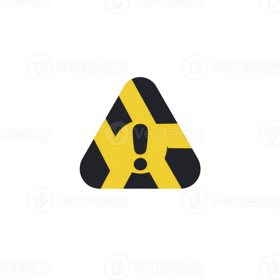 amarelo e Preto triangular Atenção placa com exclamação marca dentro Centro, simbolizando Cuidado ou alerta. Projeto é simples e audacioso, garantindo visibilidade e atenção png