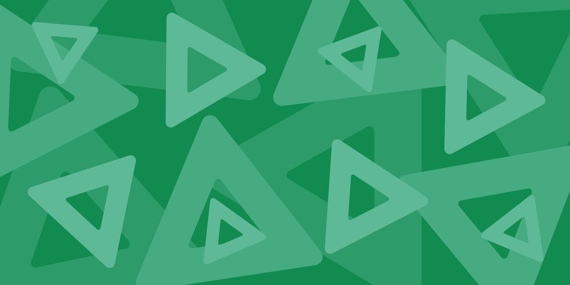 Green background with triangular texture. Design for banners, posters, and social media. vector