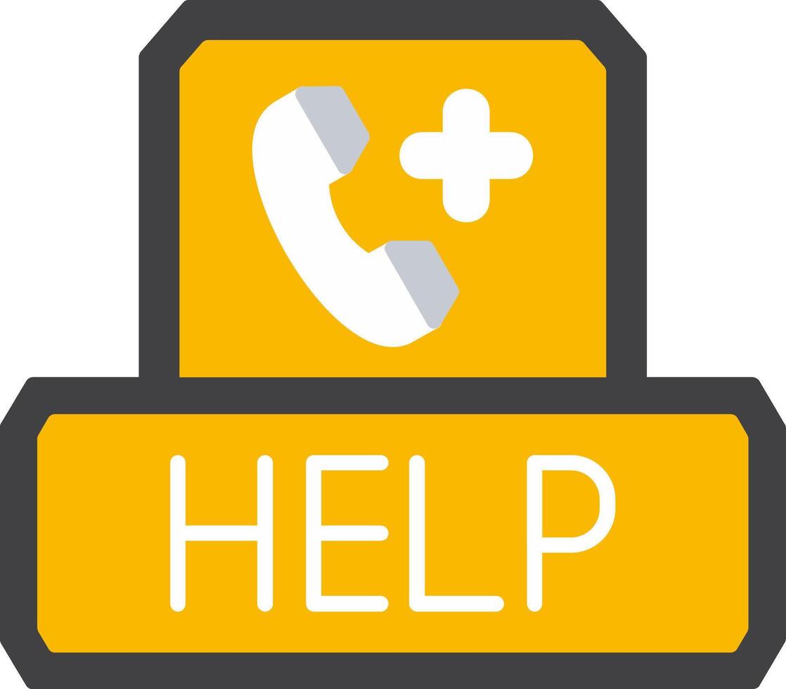 Help Support Guide Icon vector