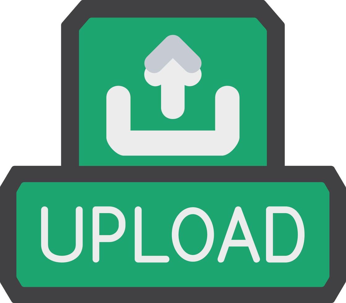 Upload File Action vector
