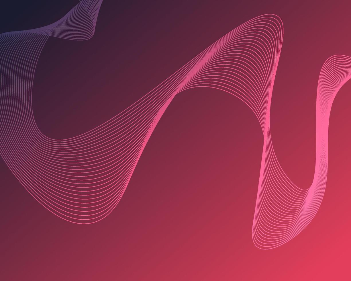 Digital or modern abstract wavy thin line pattern or texture vector