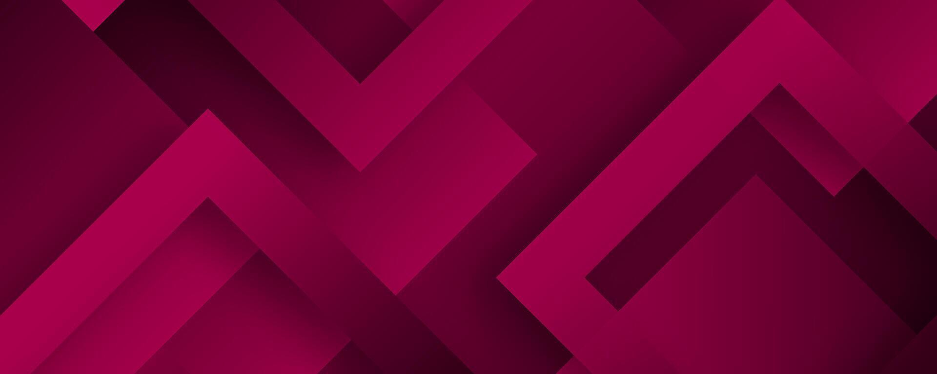 Abstract geometric red background design vector