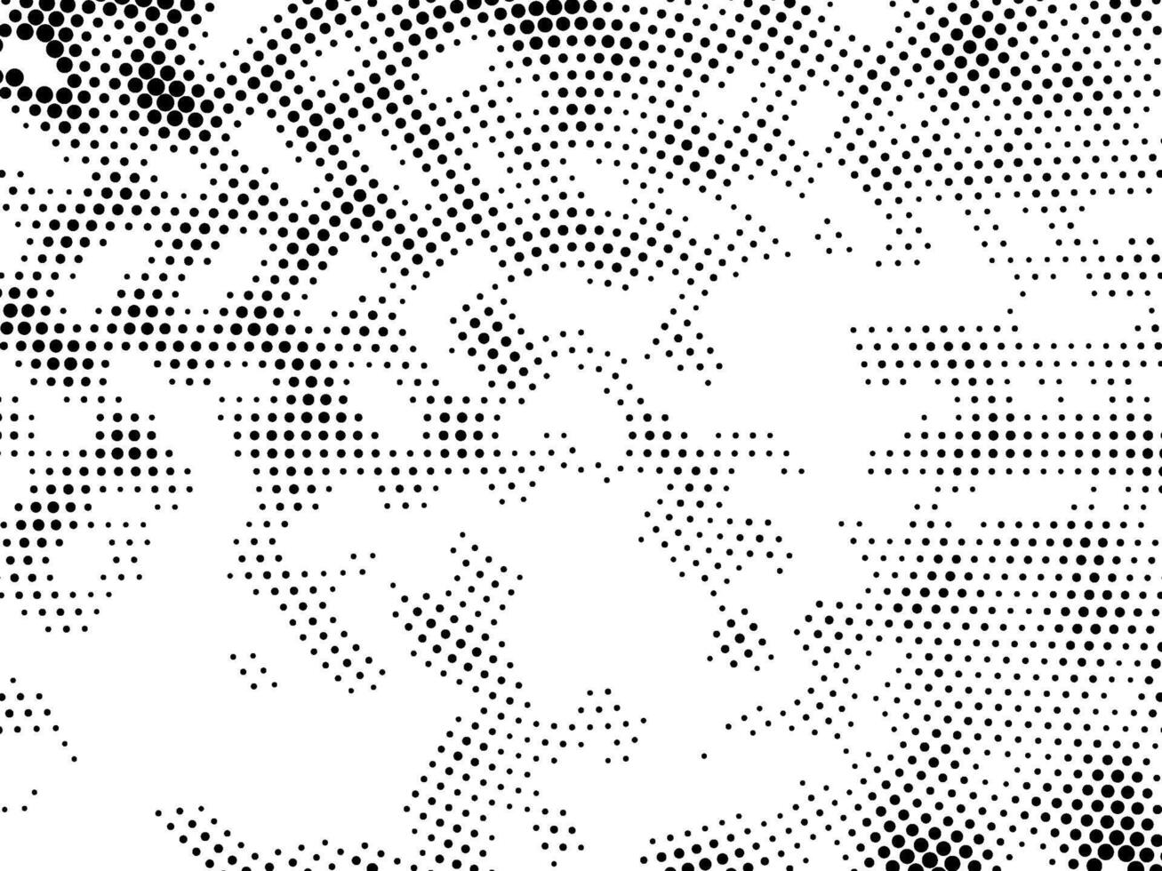 A halftone dot pattern background with white and black dots, a black and white image of a circular pattern, a black and white image of a dot pattern, Abstract black dots vector
