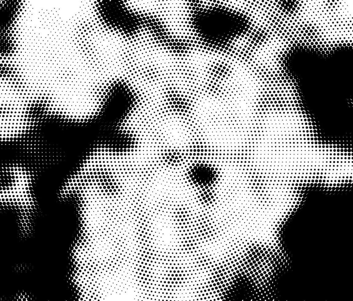 abstract halftone background, Geometric halftone dot pattern illustration for a seamless black and white abstract background design vector