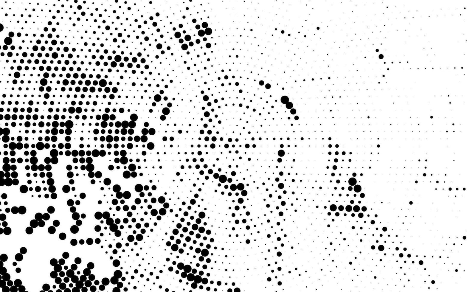 a black and white halftone pattern with dots, grunge halftone background, Abstract halftone background featuring a seamless grunge texture pattern of black geometric dots vector
