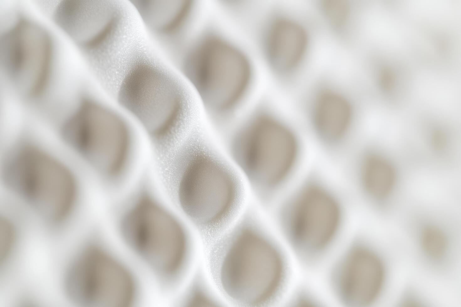 Close-up view of textured fabric with hexagonal patterns photo