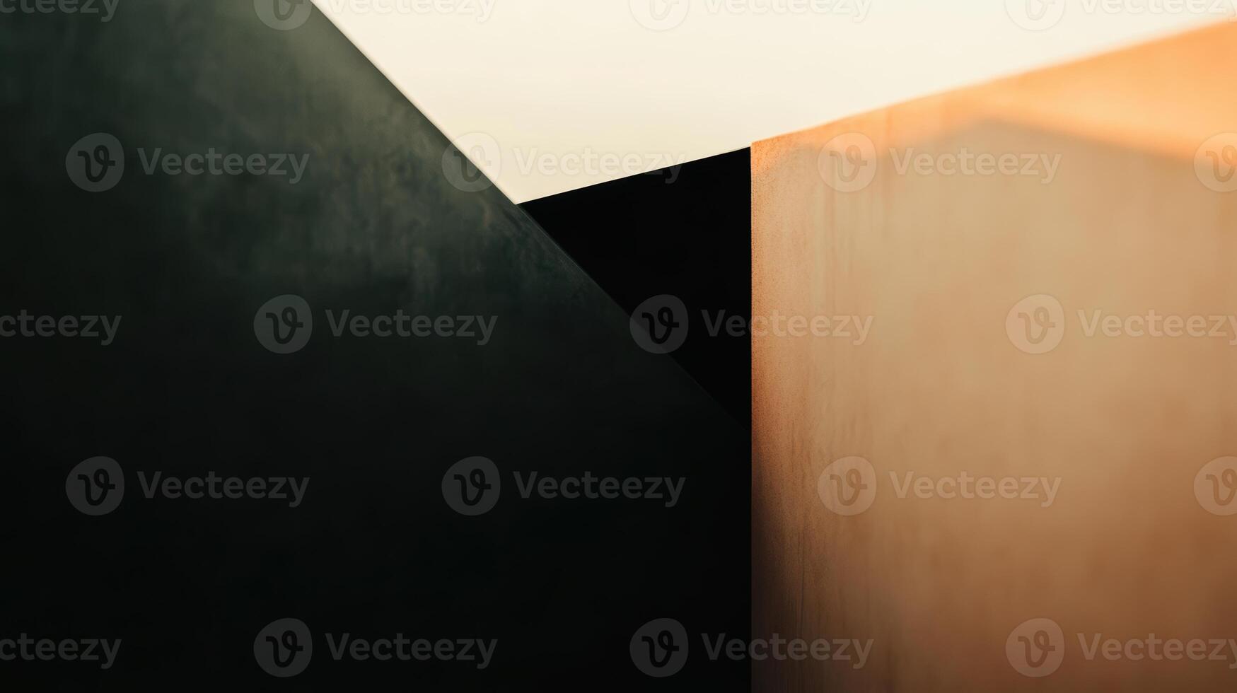 Exploring geometric shapes with light in design photo