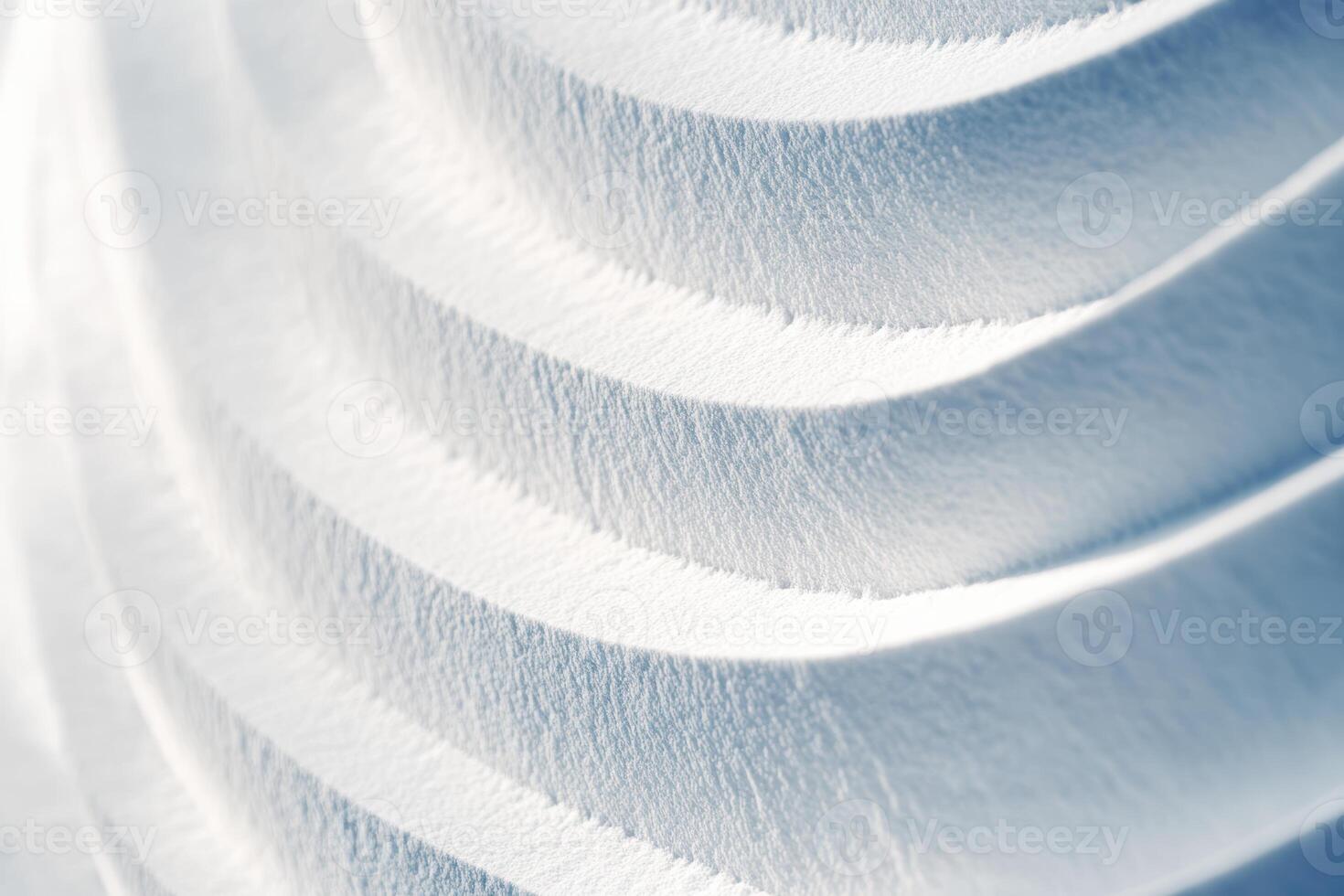 Soft white waves create a smooth, textured surface photo