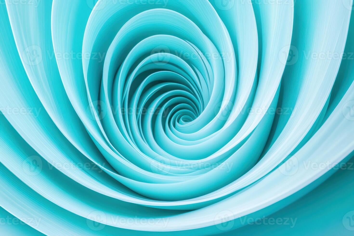 Swirling patterns in soft turquoise colors create a unique design photo