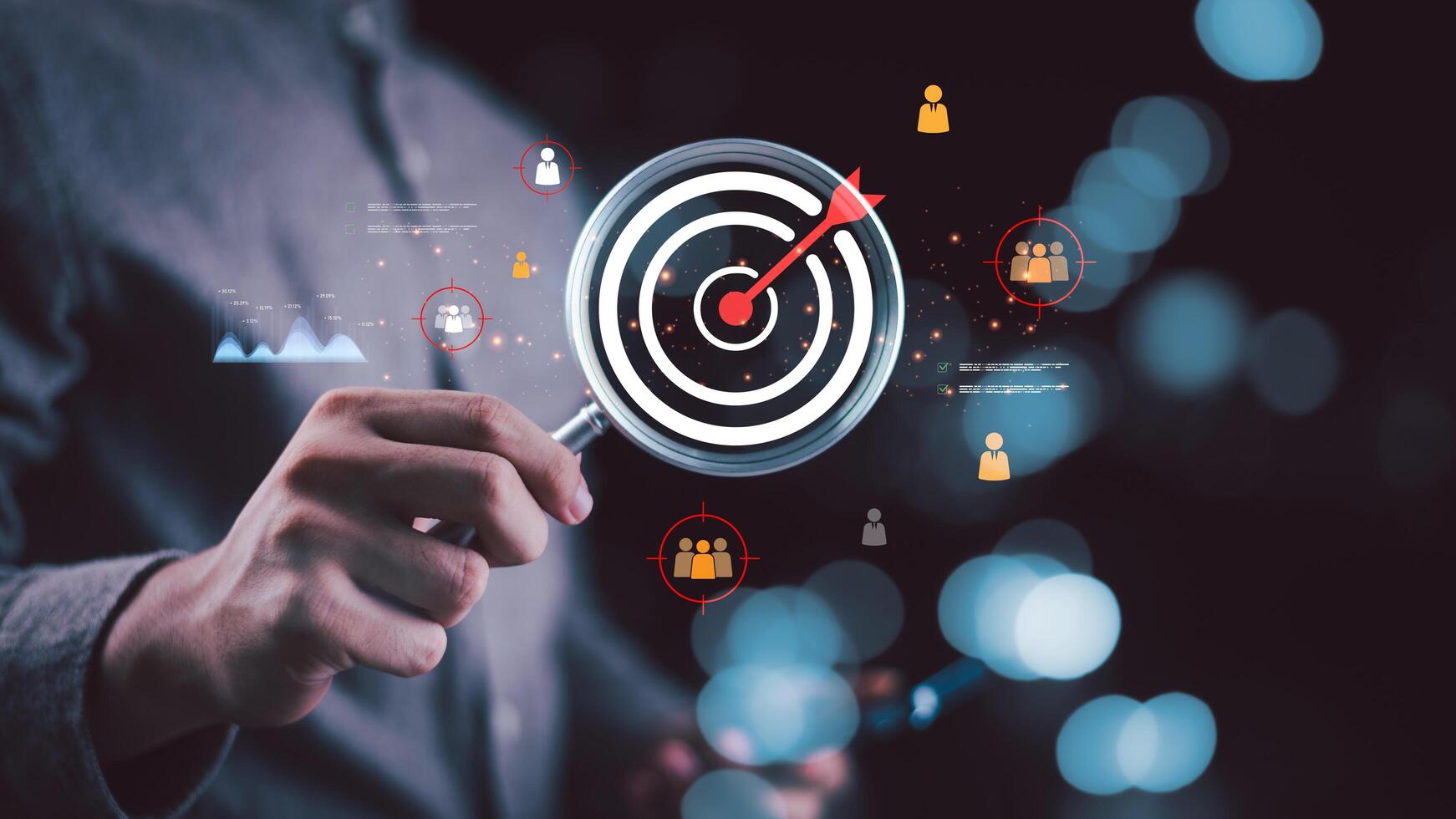 Empower marketing with advanced audience targeting through strategic analytics, segmentation insights, data-driven personalization that drive conversions ,elevate business decision-making performance photo