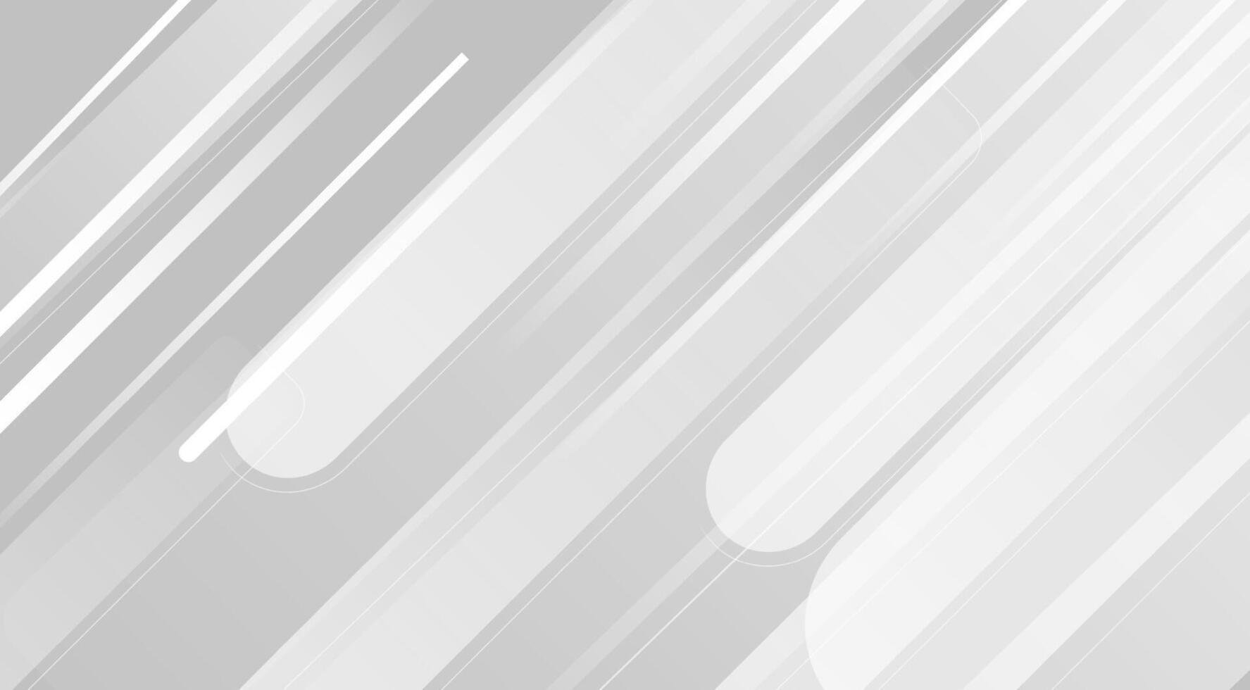 Abstract geometric dynamic lines background white grey modern digital minimal shapes vector