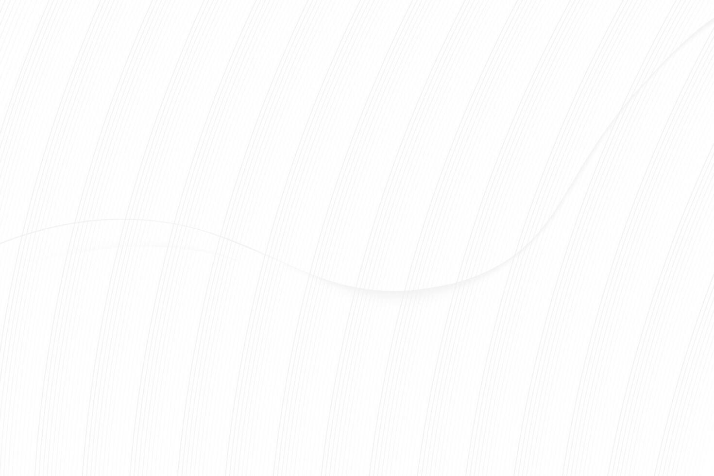 White abstract background modern minimal design subtle lines soft wave pattern elegant vector