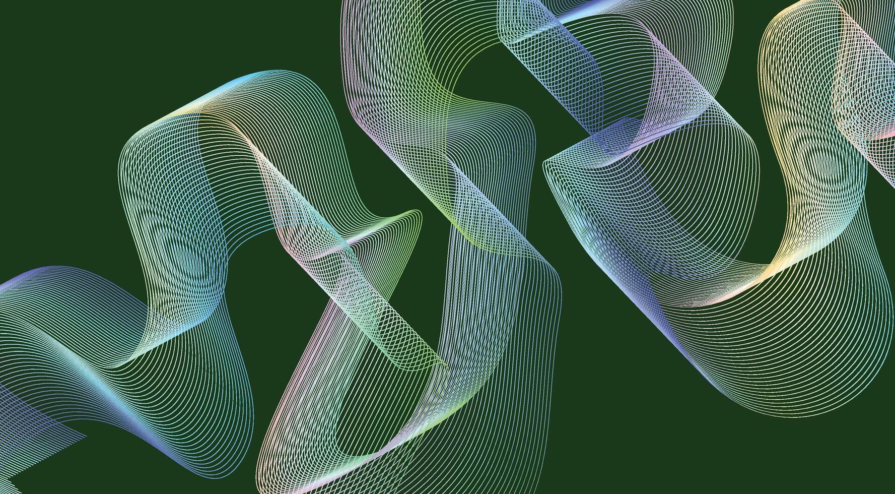 Abstract Blend Lines Wave Curved Background Gradient Design Illustration vector