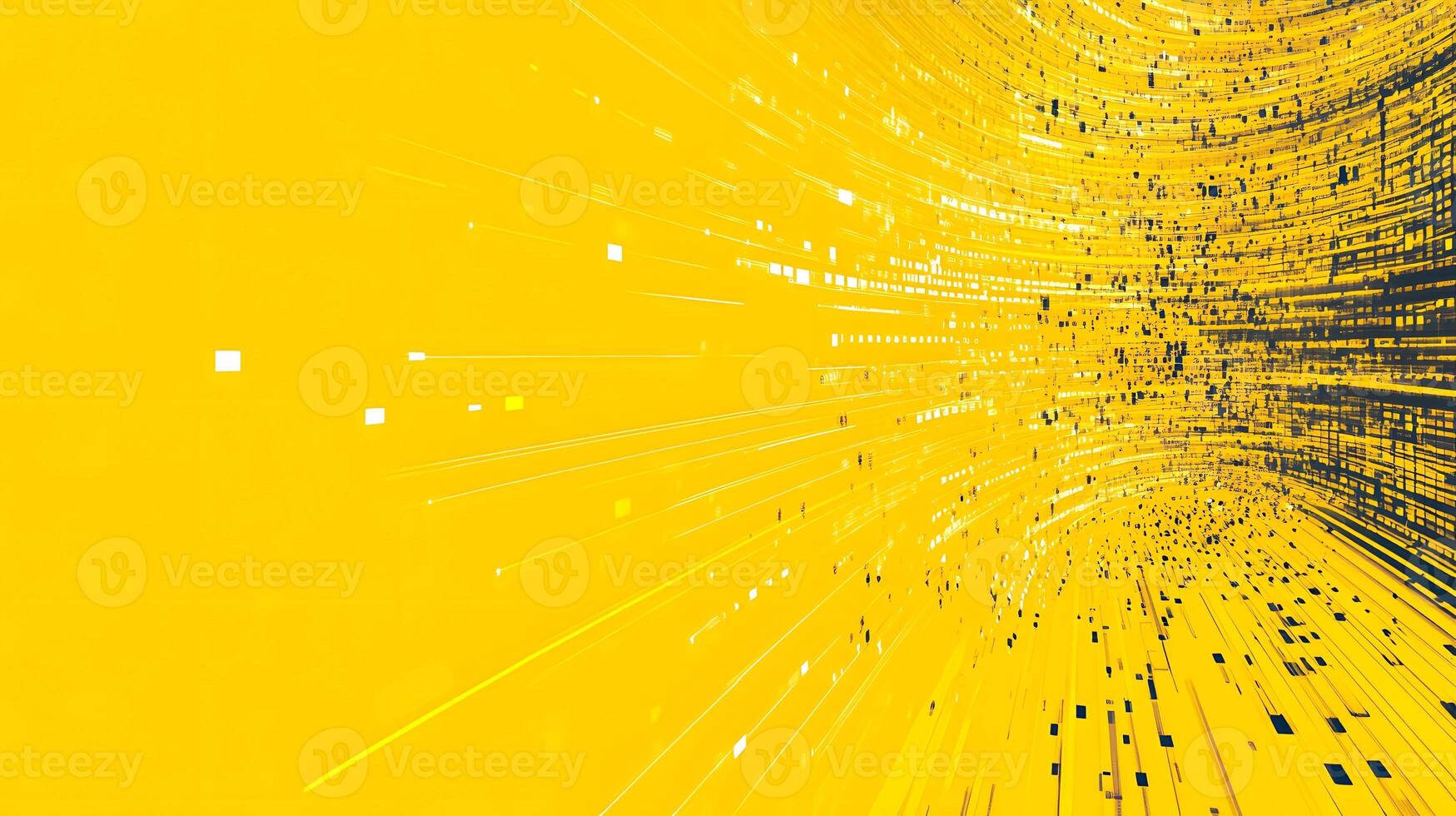 Dynamic Abstract Background with Bright Yellow Color and Linear Patterns photo