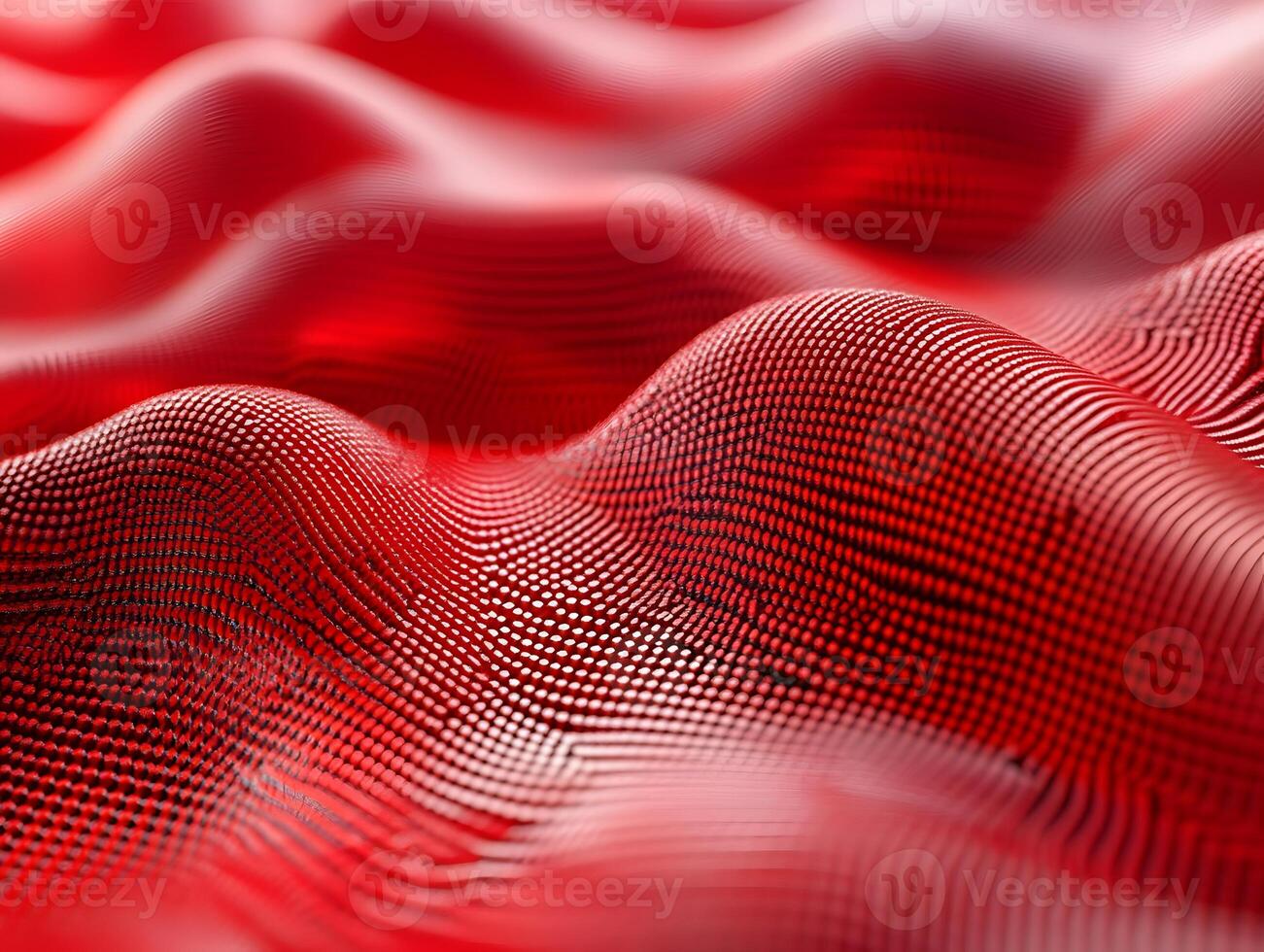 Captivating Abstract Waves Created with Red Textures in a Unique Perspective photo