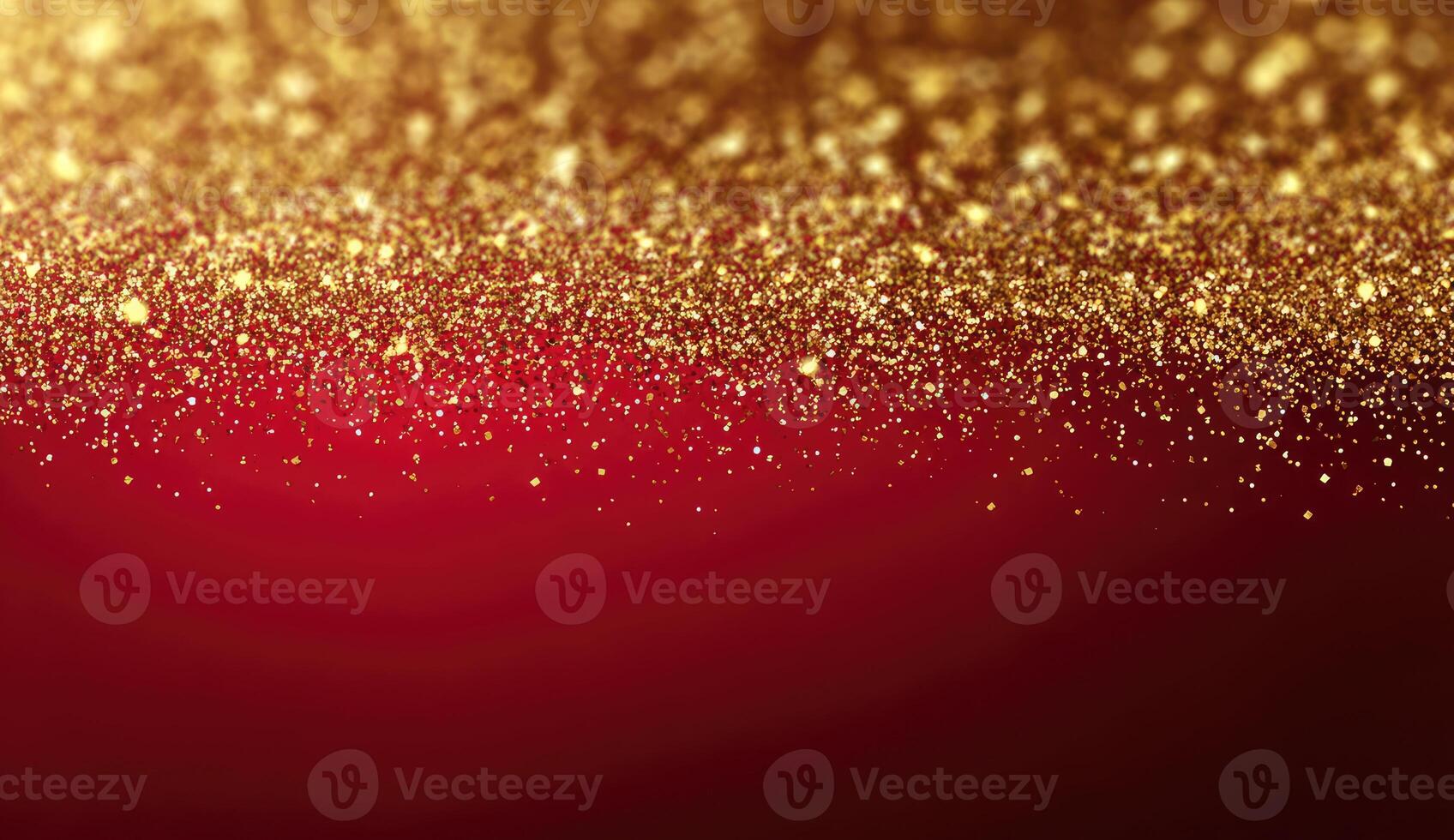 oro reluciente antecedentes con rojo y oro destellos foto