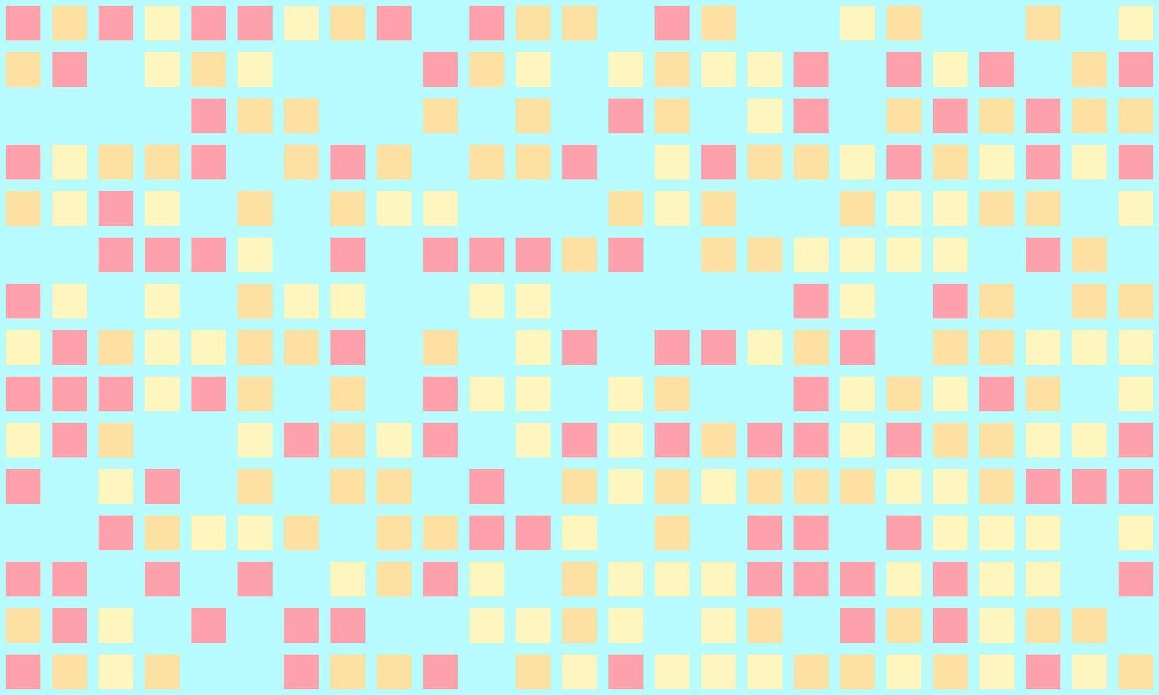 Abstract pastel square pattern background. Perfect for website banners, social media posts, or print designs needing a playful, modern aesthetic. vector