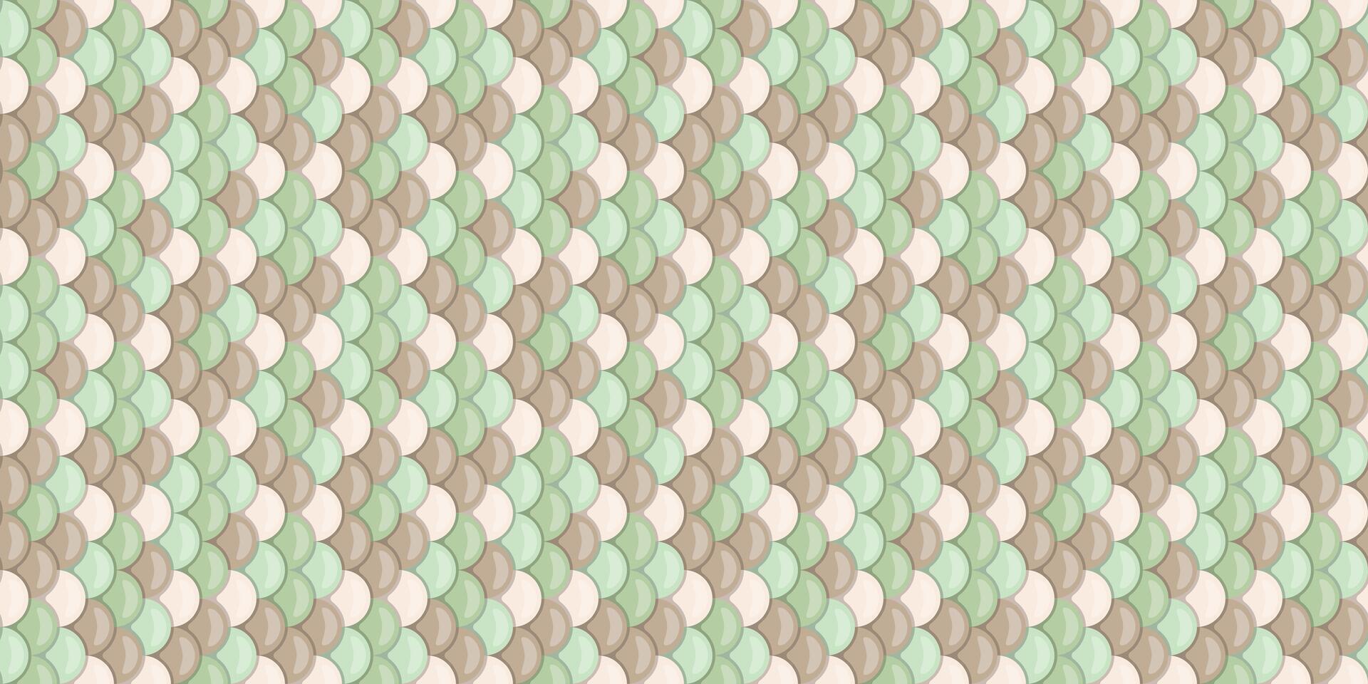 Elegant pastel green and beige scale pattern. Perfect for textile design, website backgrounds, or any project needing a subtle, textured aesthetic. vector