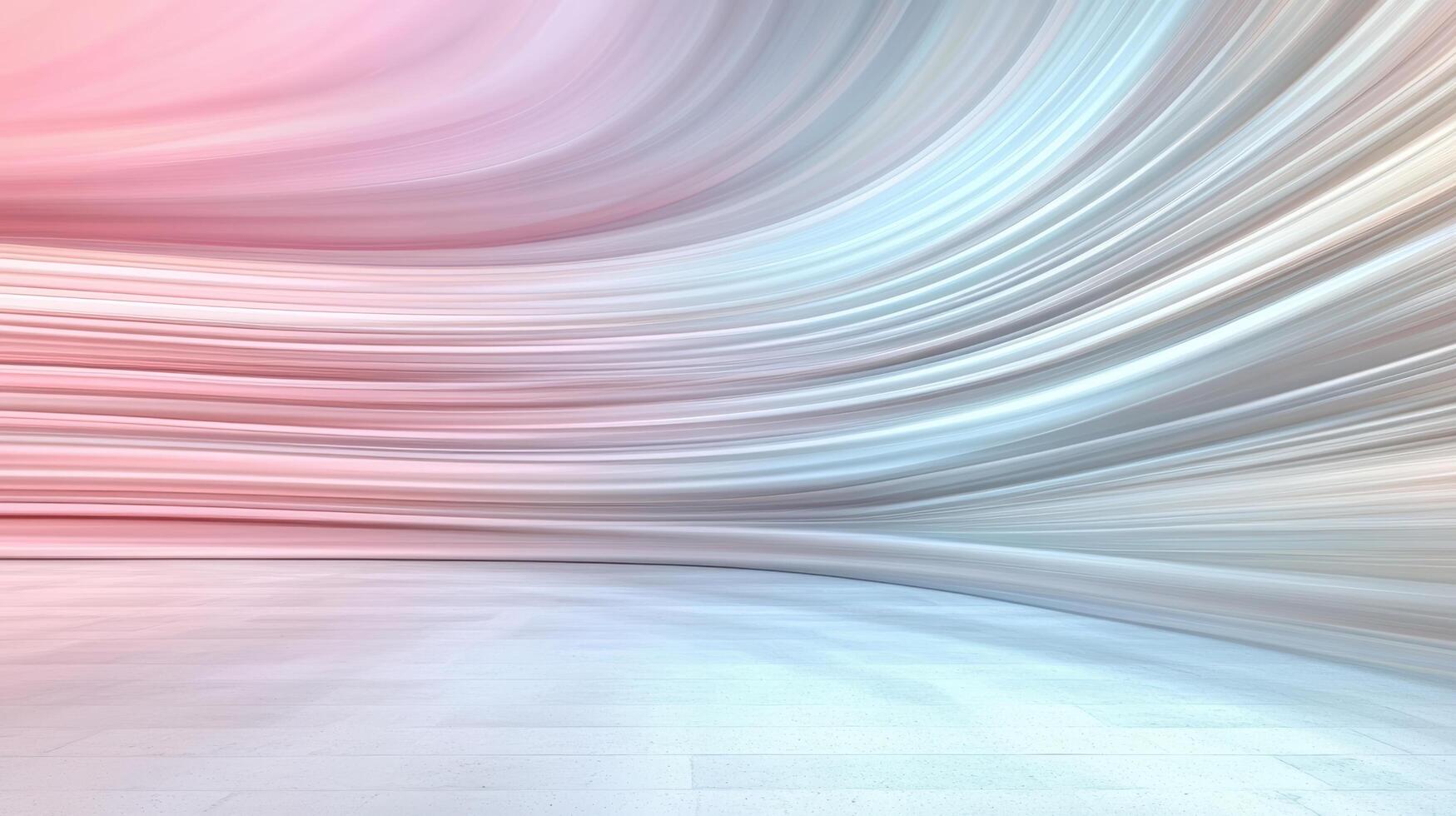 Smooth gradient background with flowing lines shades of teal and magenta, creating serene photo