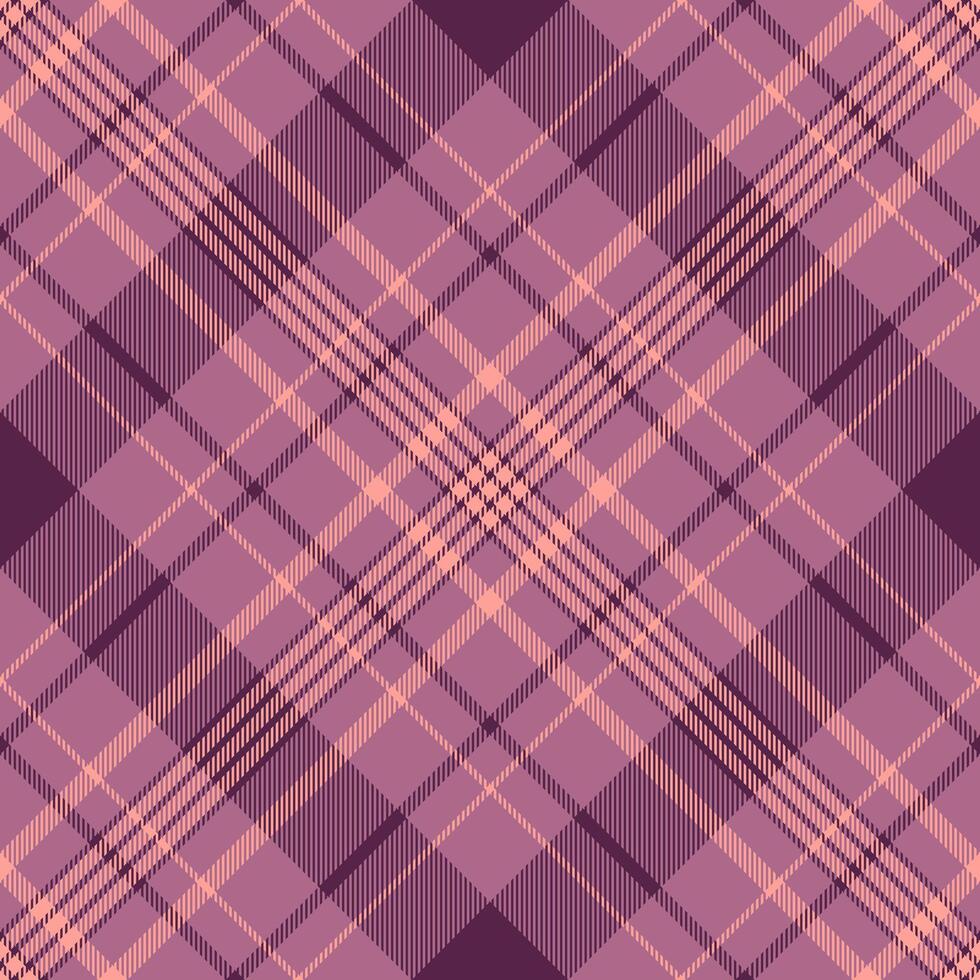Elegant plaid pattern in mauve tones. Classic crisscross design, ideal for backgrounds, textiles, or sophisticated, vintageinspired projects. Versatile, timeless. vector
