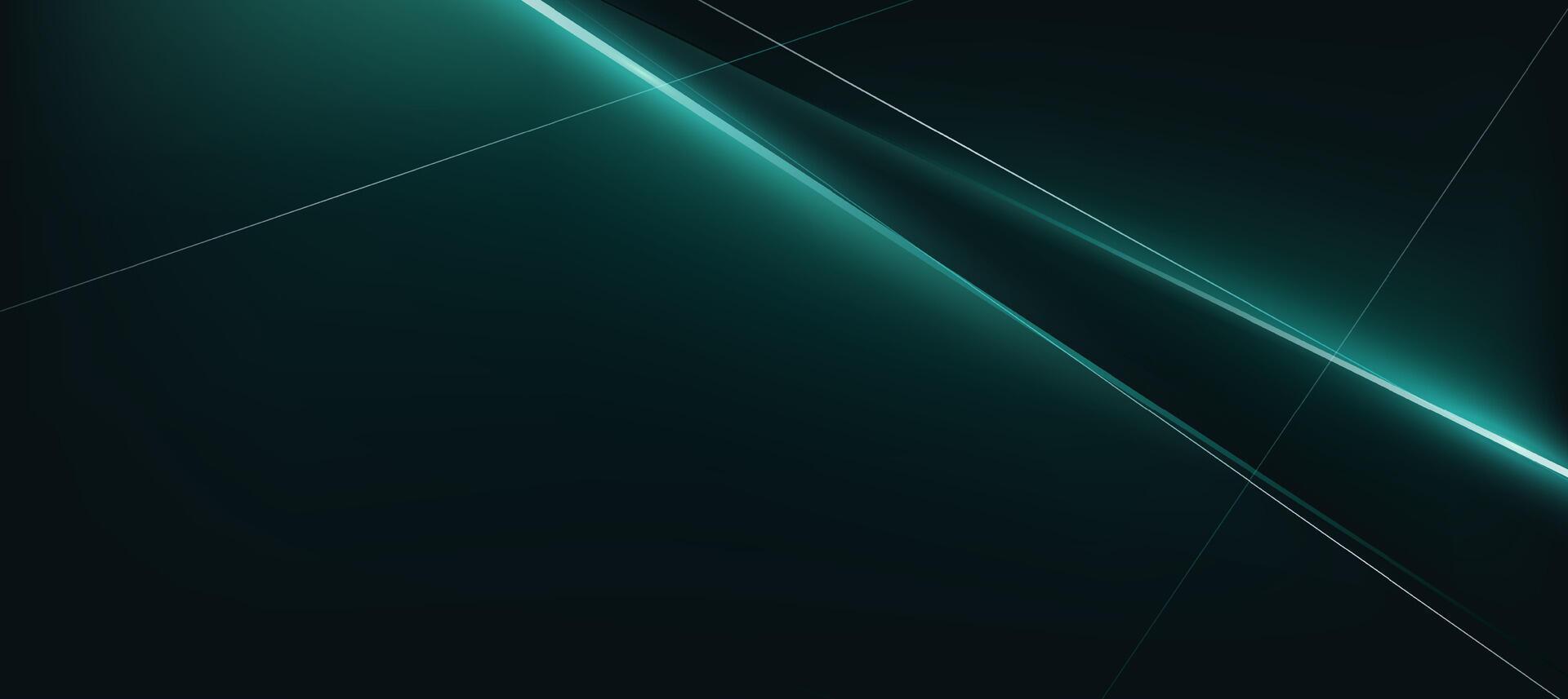 Abstract Glowing Lines With Green Black Modern Background For Ads Banner Or Web Background vector