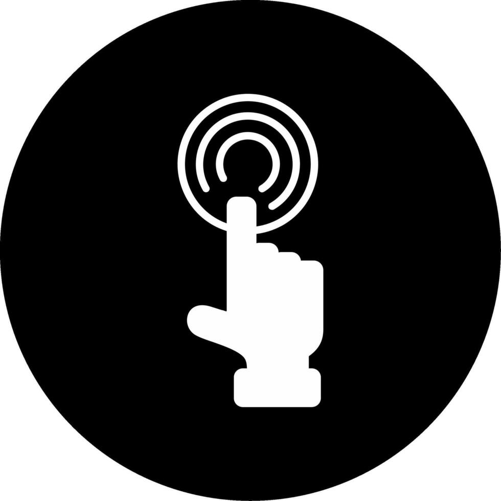 Automated Self Service Glyph Circle Inverted vector