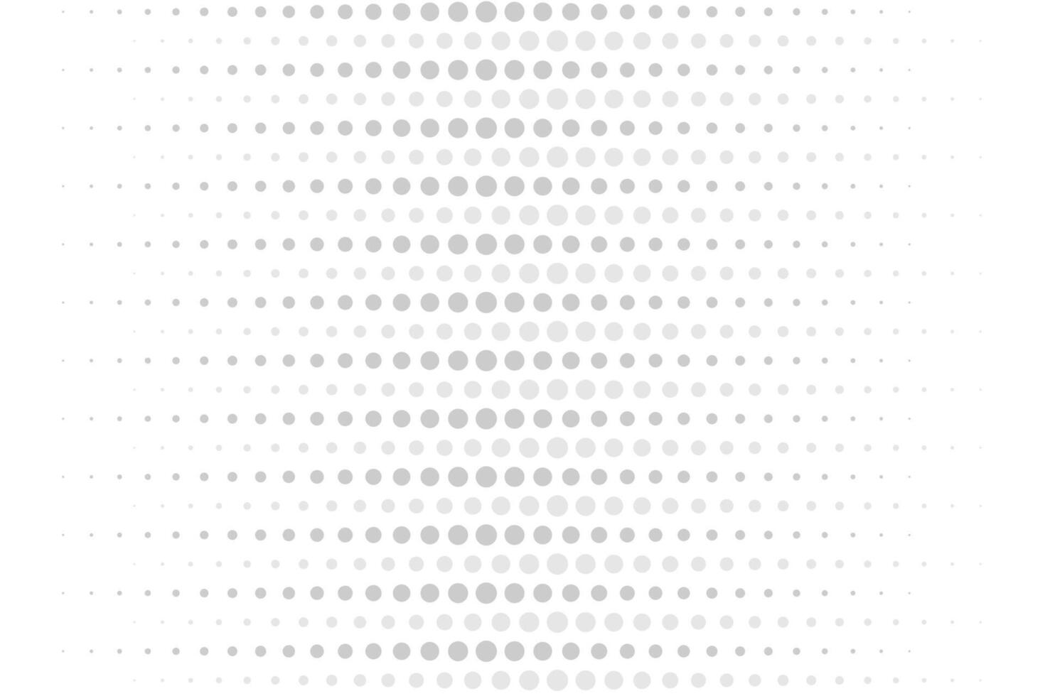 Seamless grey halftone gradient background with dotted texture. Horizontal fading dots pattern in pop art and comic style on white bg. Abstract modern backdrop for poster, cover, wallpaper. vector