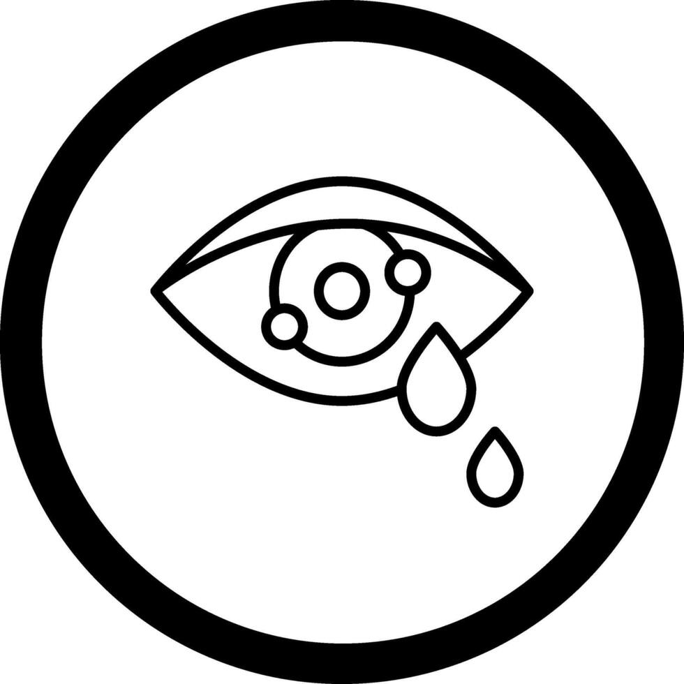 Crying Coded User Interface Symbol vector