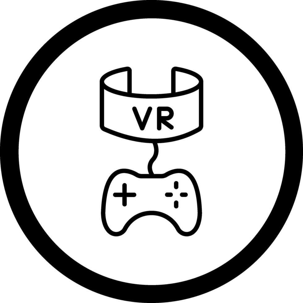 Vr Game Web Based Design Element vector