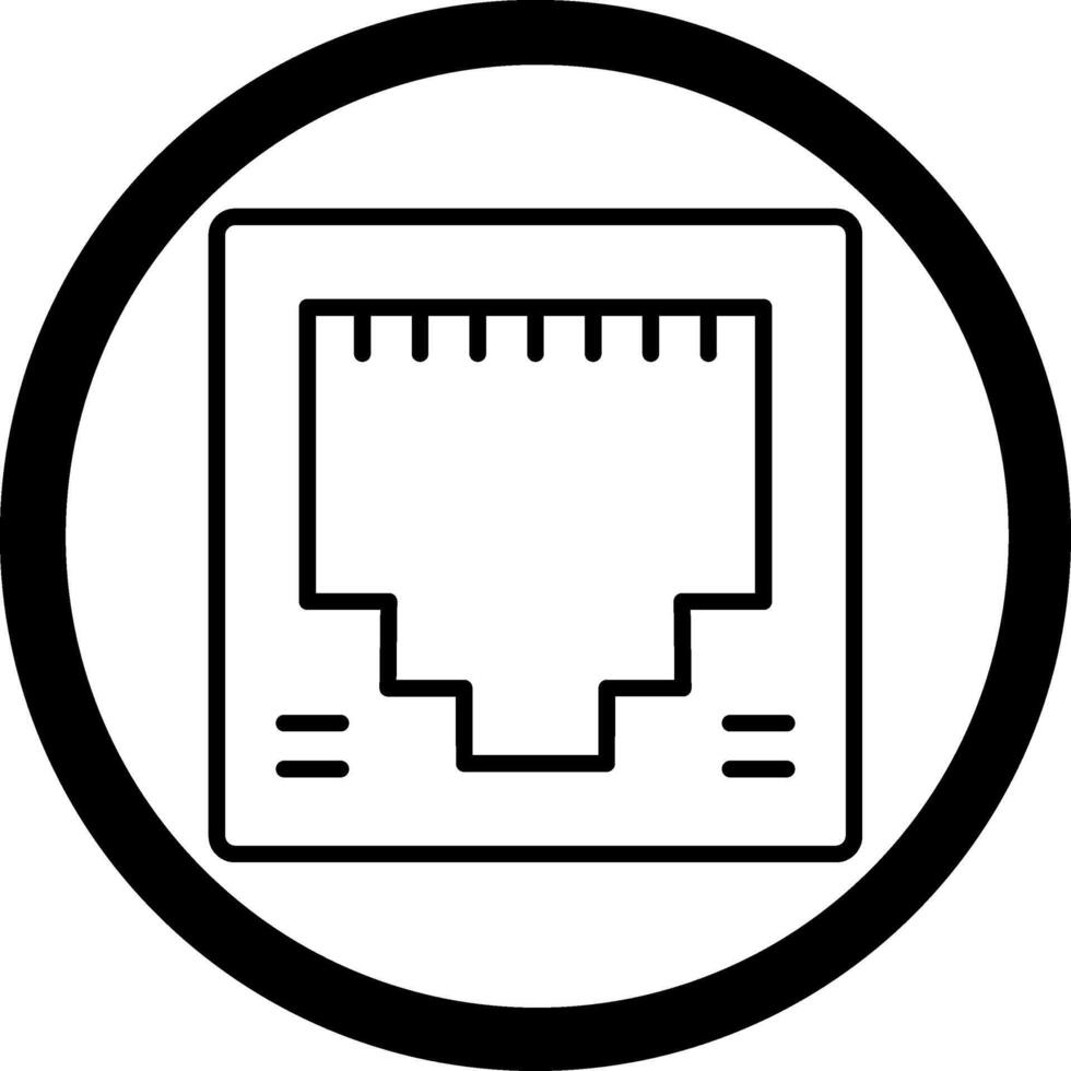 ethernet sensible aplicación ui forma vector