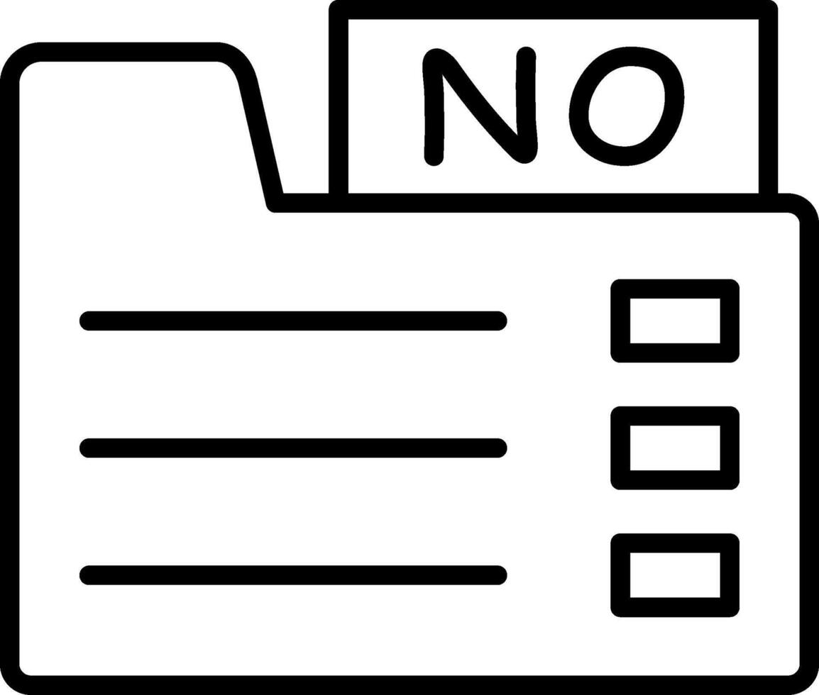File No Linear Button Document Missing Blank vector