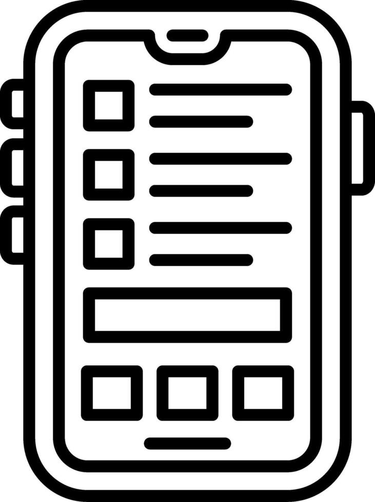 Checklist Linear List Task Verify vector