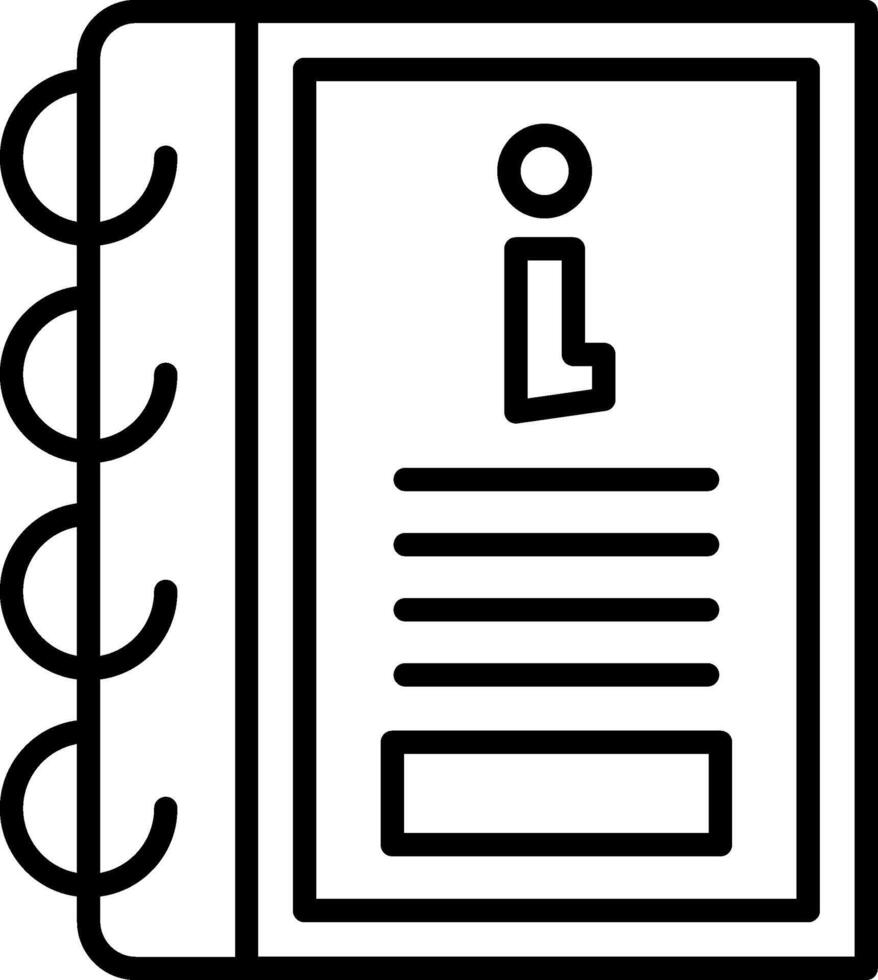 Manual Book Linear Guide Instruction Handbook vector