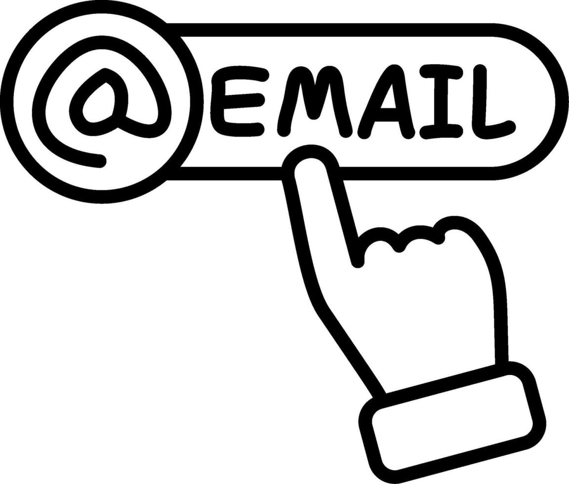 Email Linear Mail Message Contact vector