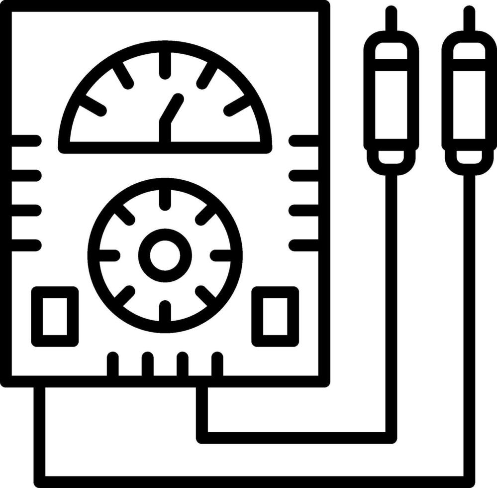 Tester Linear Element Icon Check Measure Tool vector
