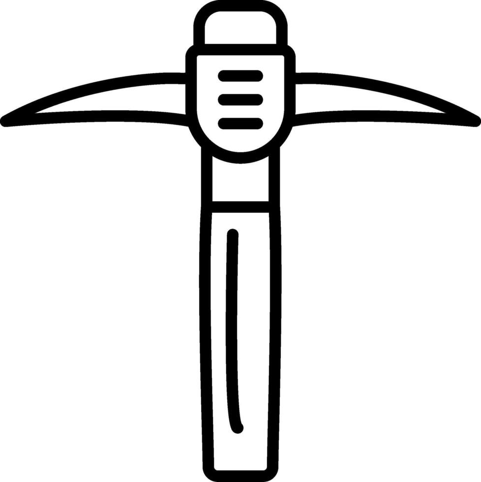 Pick Linear Element Icon Tool Mining Dig vector