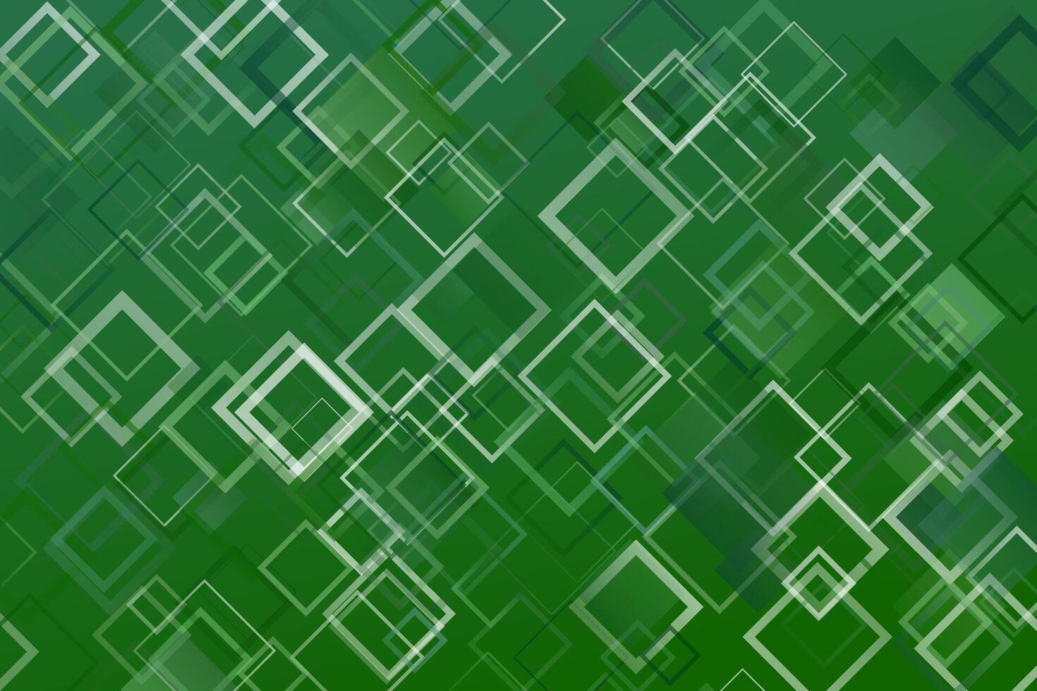 Abstract green gradient random technology web page background vector