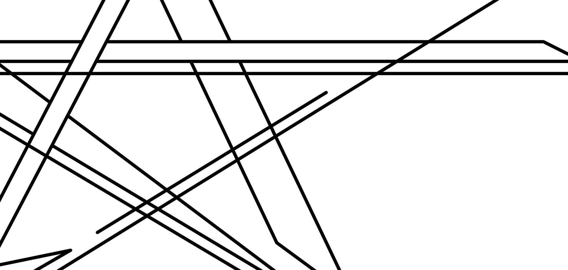 Background with abstract thin lines. Geometric texture of chaotic lines in shape of star. vector