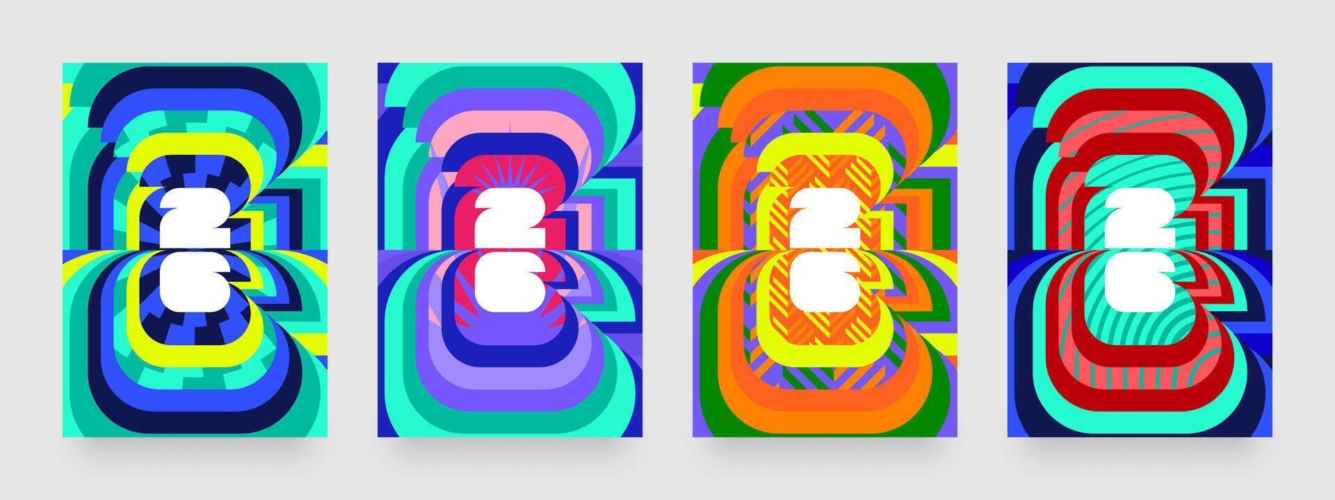 Set of mockups for a sporting event, tournament, invitation or cup. Geometric shapes for poster, layout or background 2026. vector