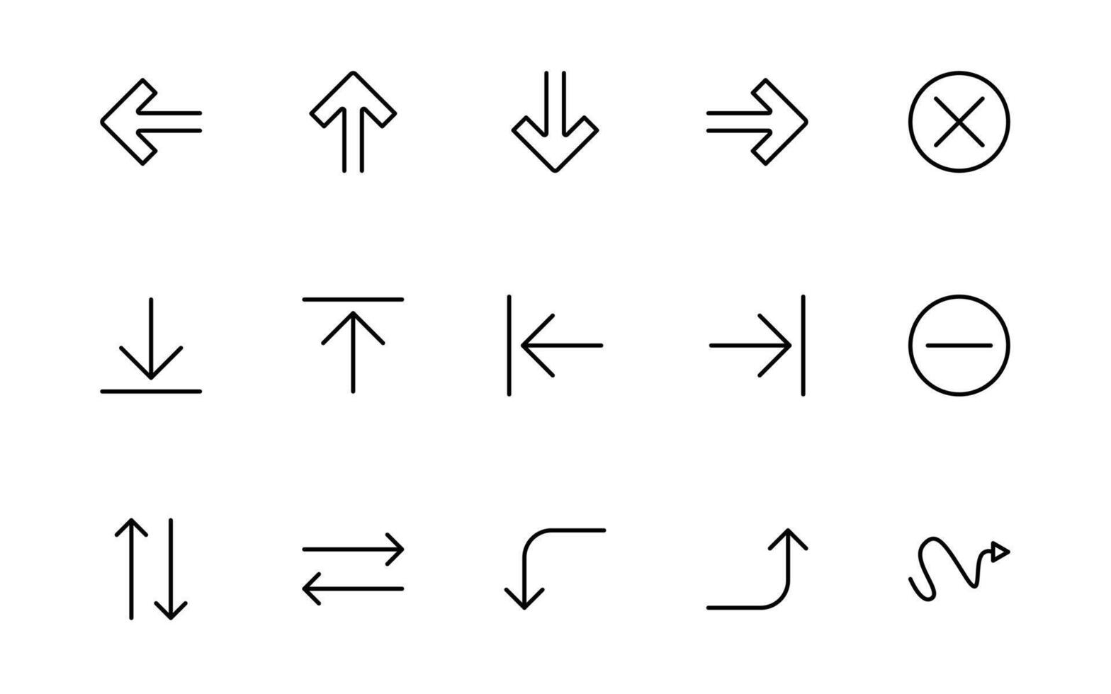 Dynamic Circle and Arrow Icons. A Versatile Collection for Navigation, Directional , Workflow Diagrams, User Interface Design, and Infographic Enhancements vector