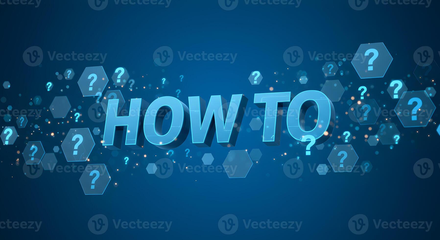 3d representación de cómo a texto rodeado por pregunta marcas significando preguntas respuestas soluciones tutoriales y Guia en un digital ambiente ideal para cómo guías preguntas frecuentes tutoriales y resolver problemas foto