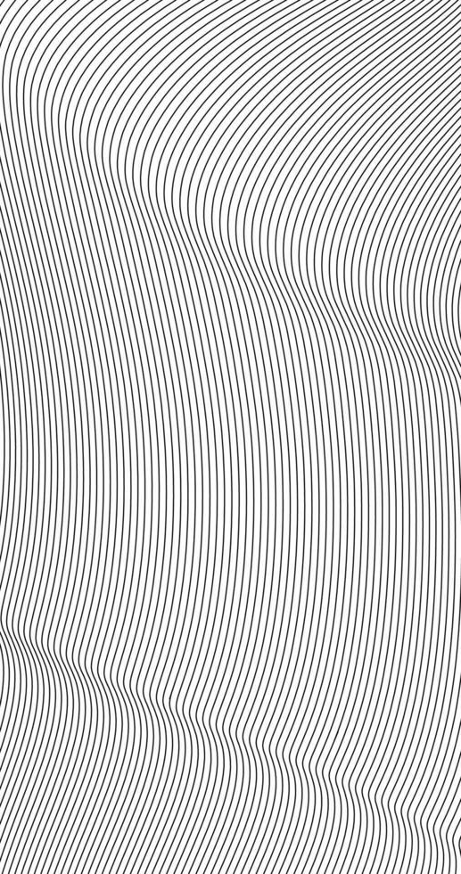 Abstract background with Curve waving billowy and undulating lines on White Space vector