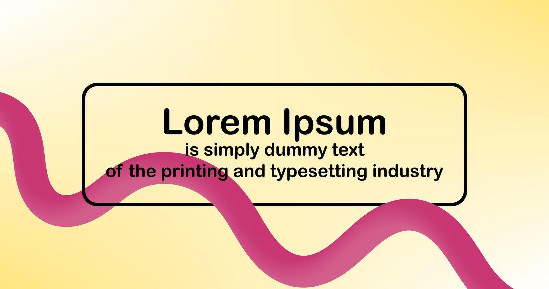 Banner Template with Curve Mesh lines and Editable text on Abstract background vector