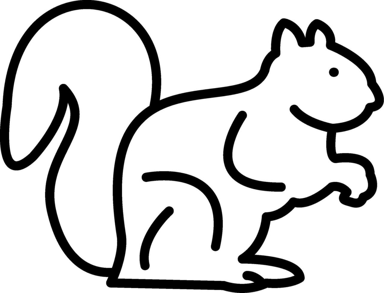 Squirrel Modular Interface Graphic Asset vector