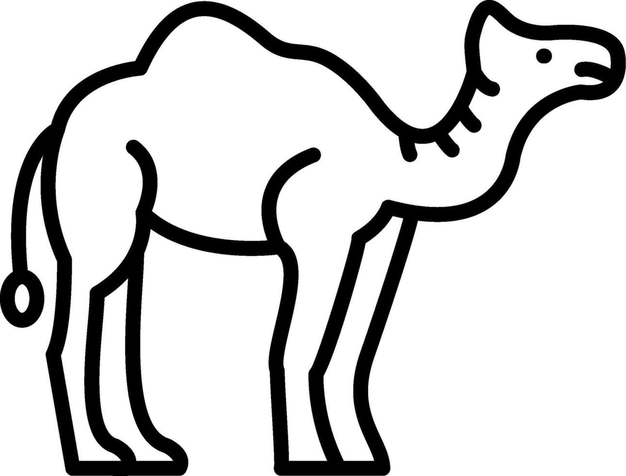 Camel Concise Visual Representation Asset vector