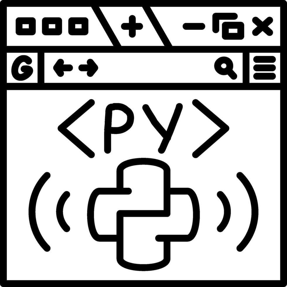 Python Graphic Interface Mark Layout vector