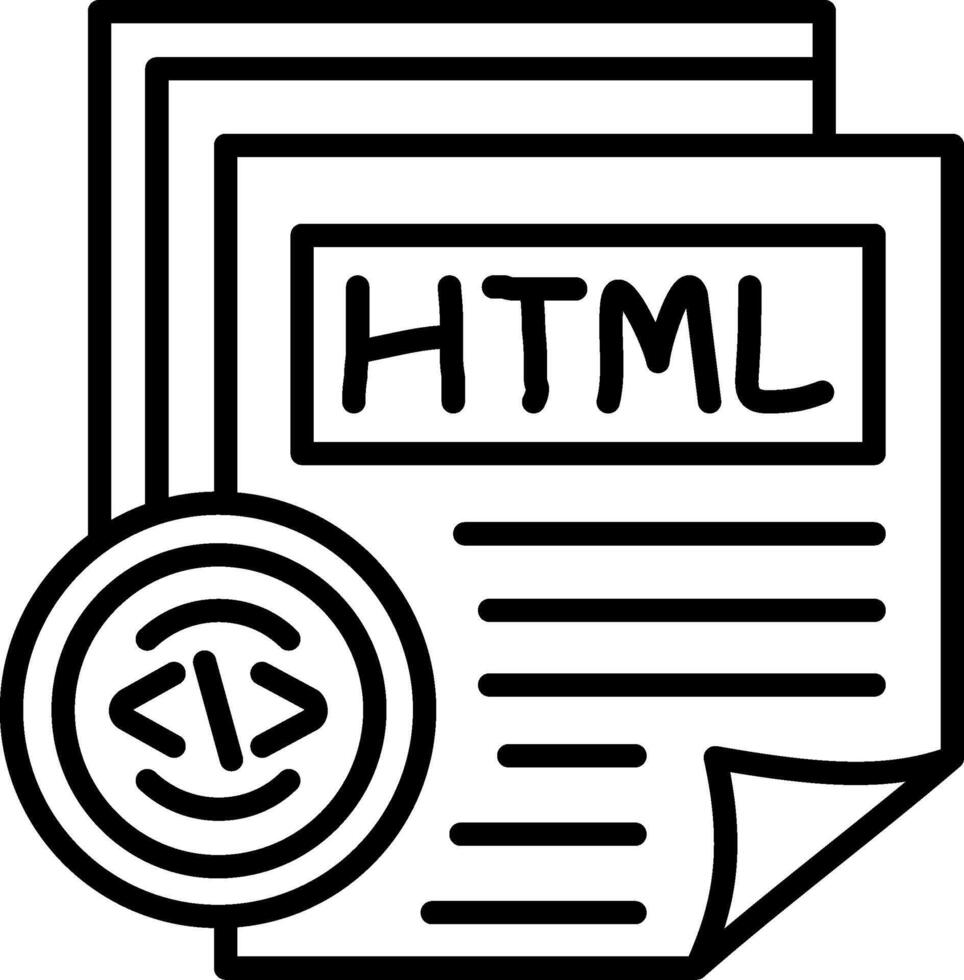 Html File Wireframe Graphic Object Layout vector